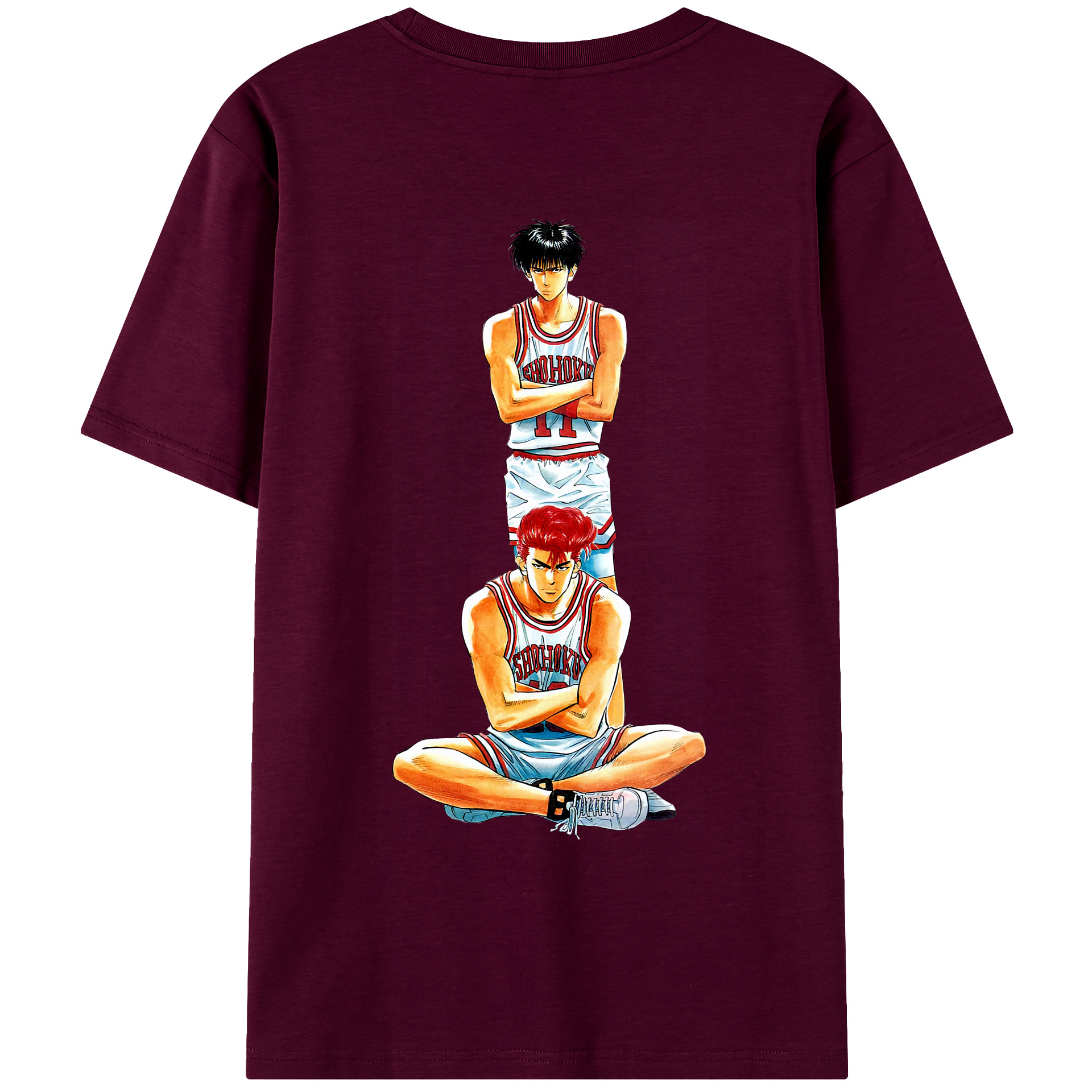SLAM DUNK／スラムダンク レディース半袖Tシャツ(バックプリント)